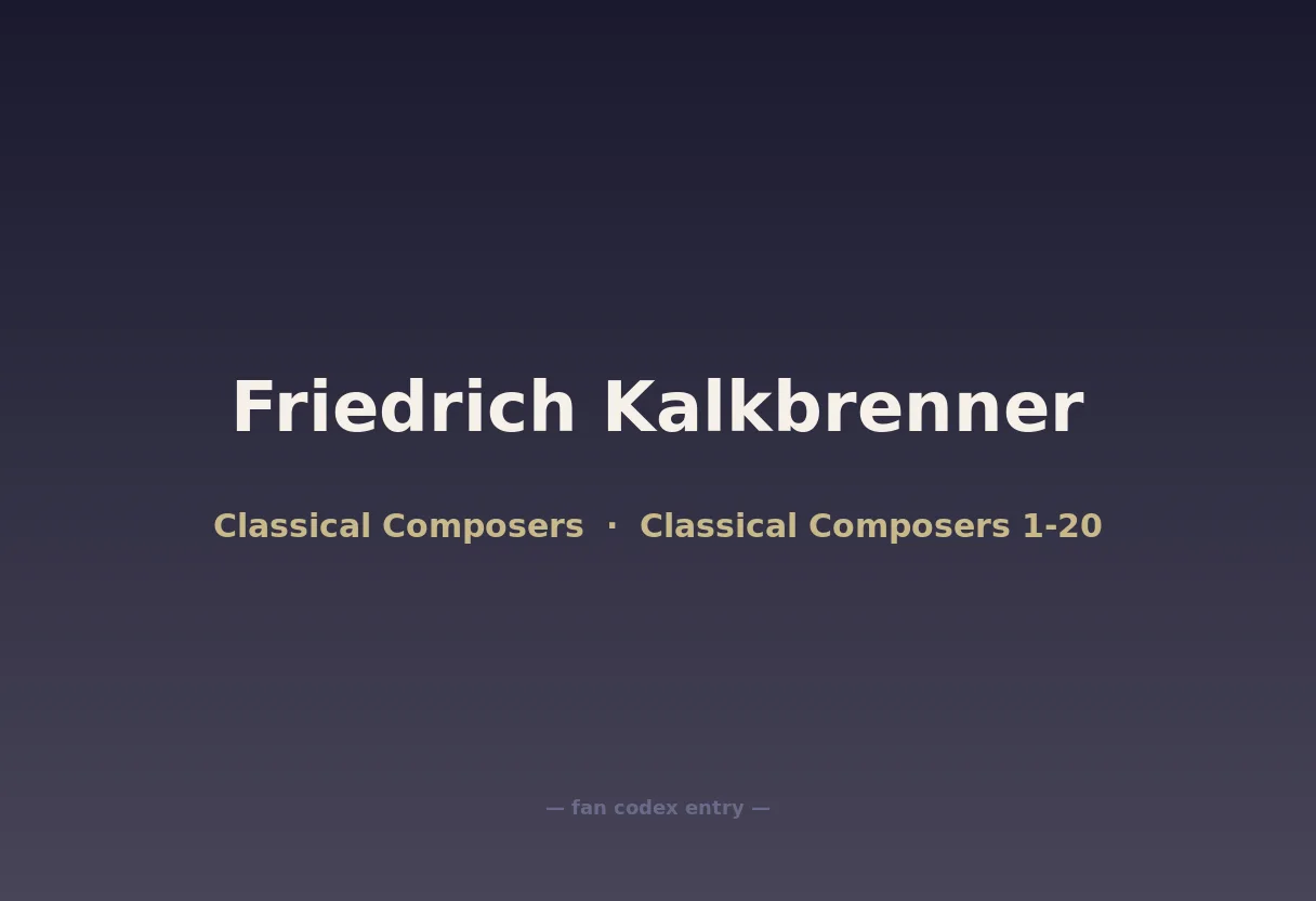 Friedrich Kalkbrenner