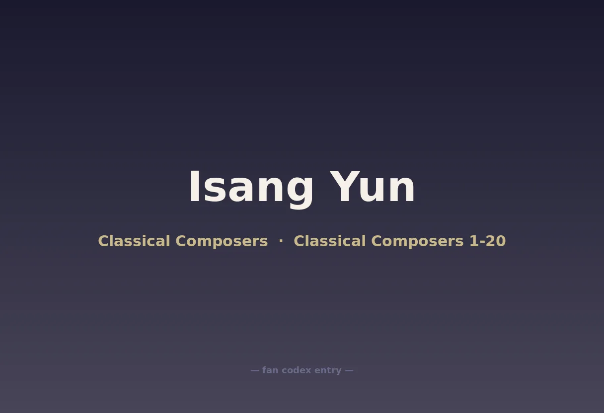 Isang Yun