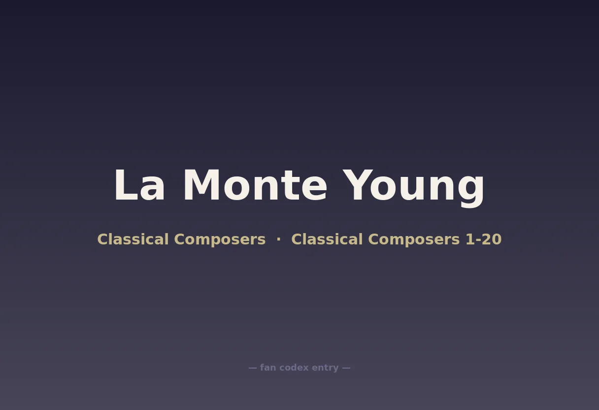La Monte Young